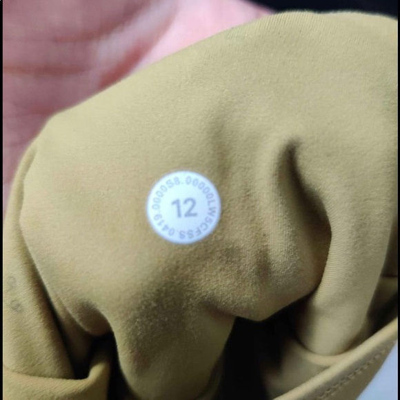 Lululemon Fast &Free 28” leggings. NWOT Grape Leaf Size 12 - Picture 7 of 7